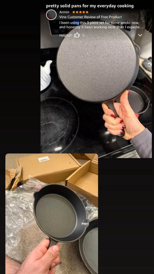 3 Piece Cookware Set 6, 8, 10 Inches - photo 4