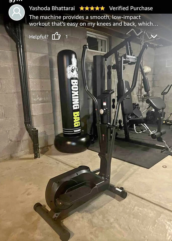Elliptical Exercise Machine with Magnetic Driving System