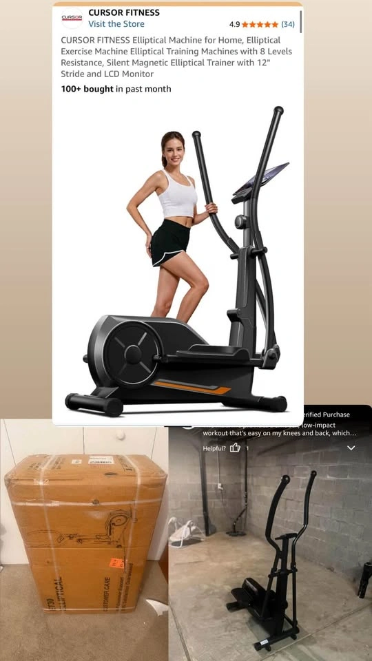 Elliptical Exercise Machine with Magnetic Driving System - photo 3
