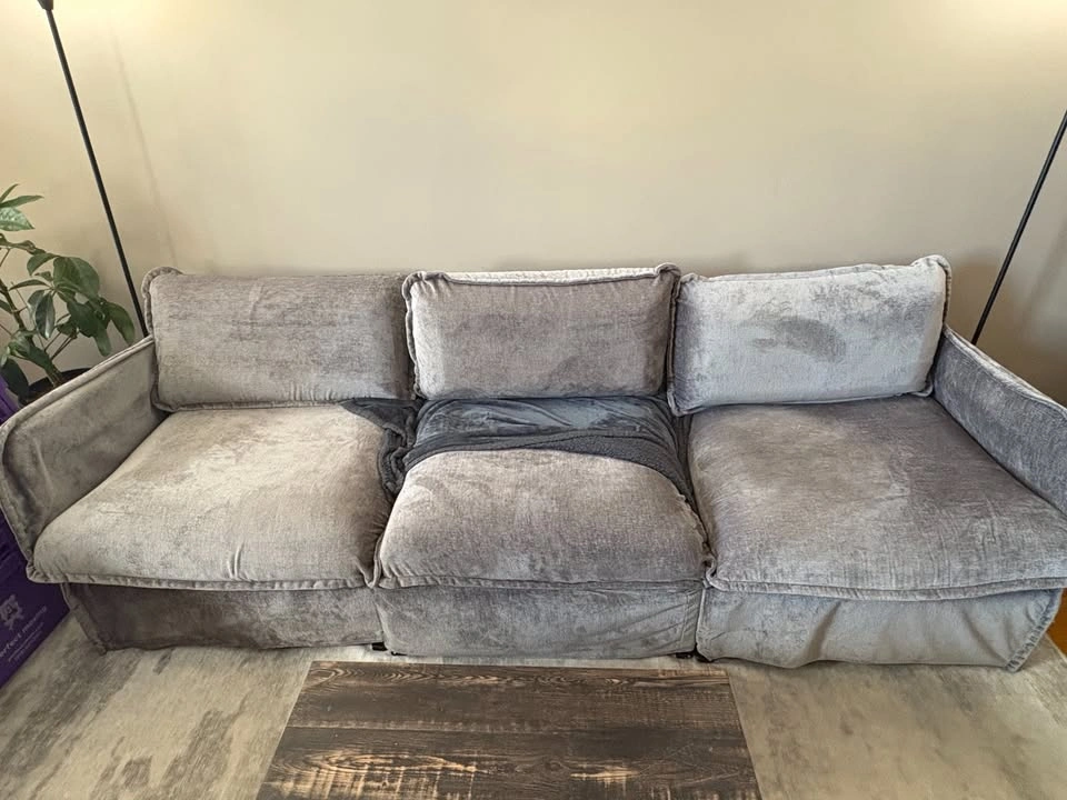 Anabei washable couch w/ extra slip cover - photo 2