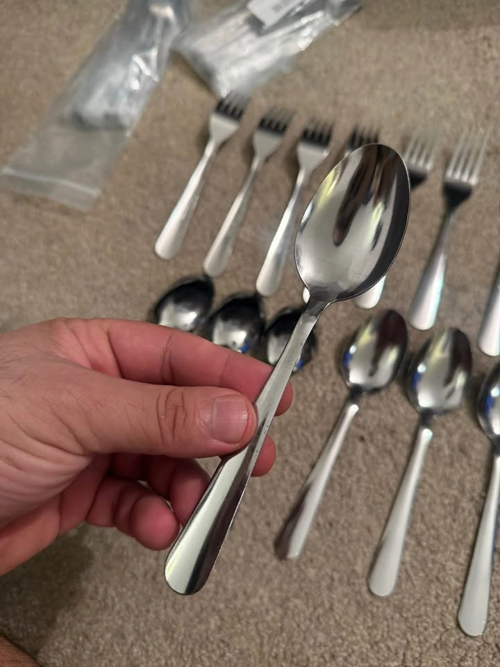 16-Piece Stainless Steel Forks and Spoons Set - photo 3