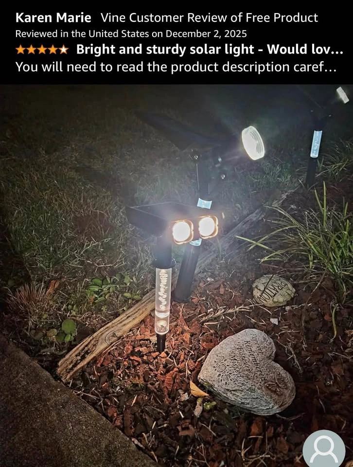 Solar Spotlights Outdoor 2-in-1 Wall or Landscape Lights 6-Pack - photo 5