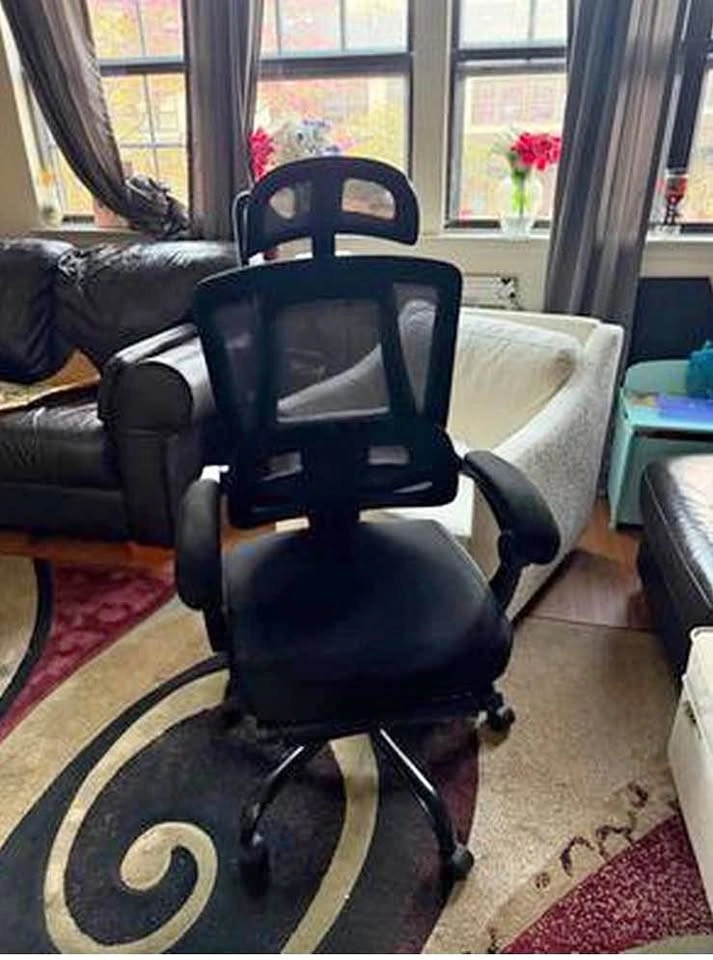 Ergonomic Office Chair with Footrest and Lumbar Support