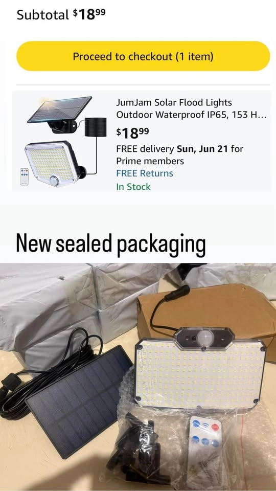 234 LED Outdoor Solar Light with Motion Sensor & Remote - photo 2