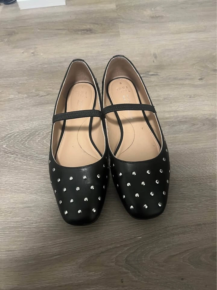 Pleather studded ballet flats - photo 2