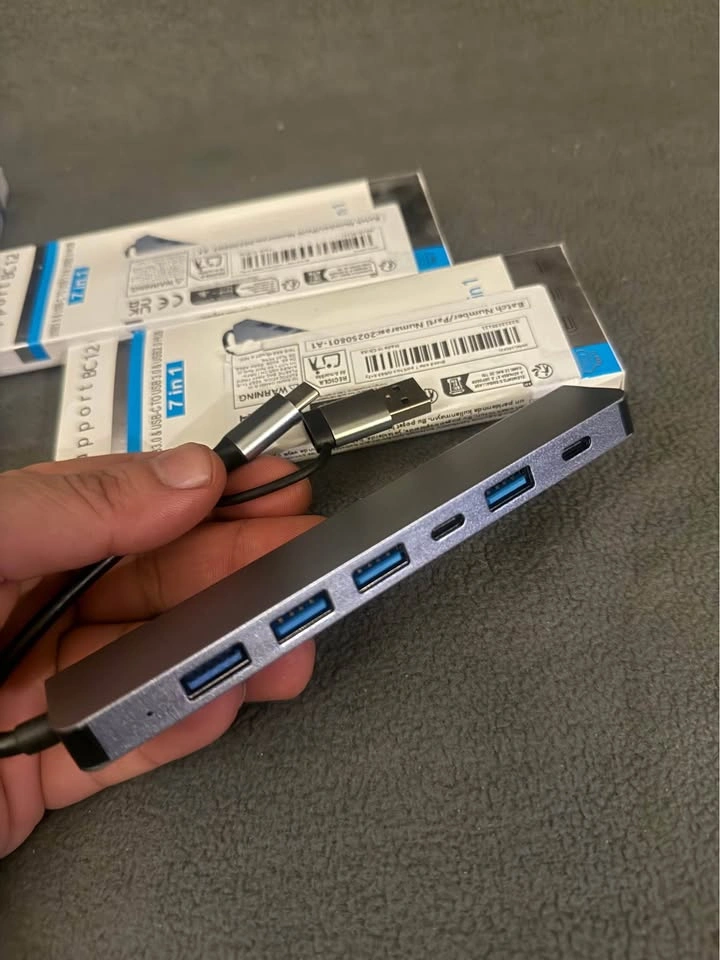 7-in-1 USB C Hub, 5V Power Mode, High-Speed Data Transfer - photo 4