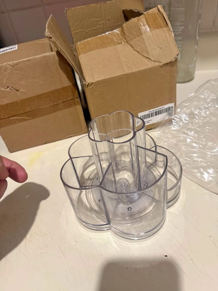 Rotating Makeup Organizer - Mini Cosmetic Storage