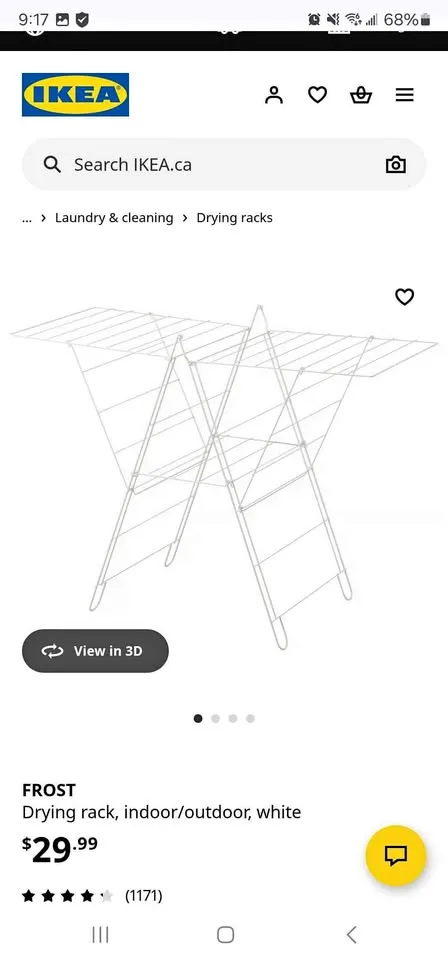 Clothes drying rack used thumbnail