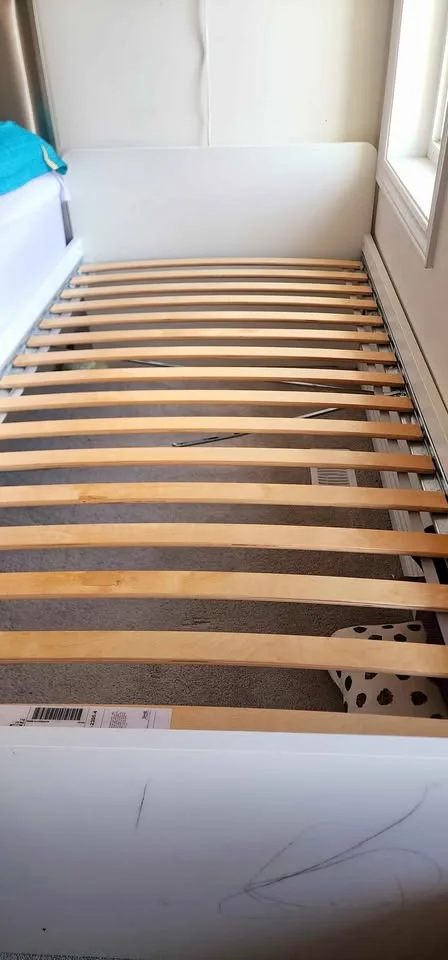 Ikea slakt bedframe with slatted base thumbnail