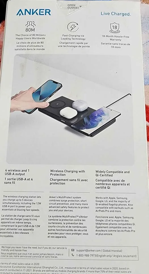 Anker 552 wireless charger 5-in-1 station thumbnail