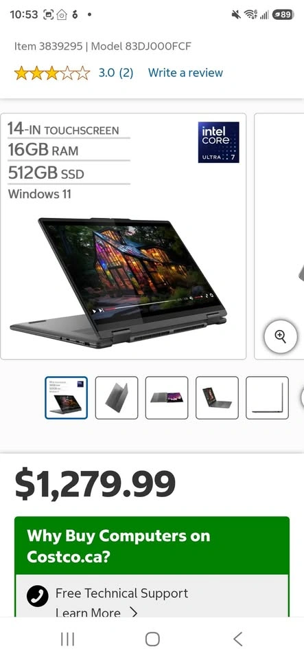 Lenovo Yoga 7i 2-in-1 Touchscreen Laptop (14") – Intel Core Ultr - photo 5