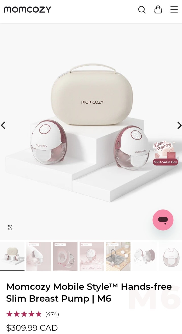 Momcozy M6 Hands-free Breast Pump