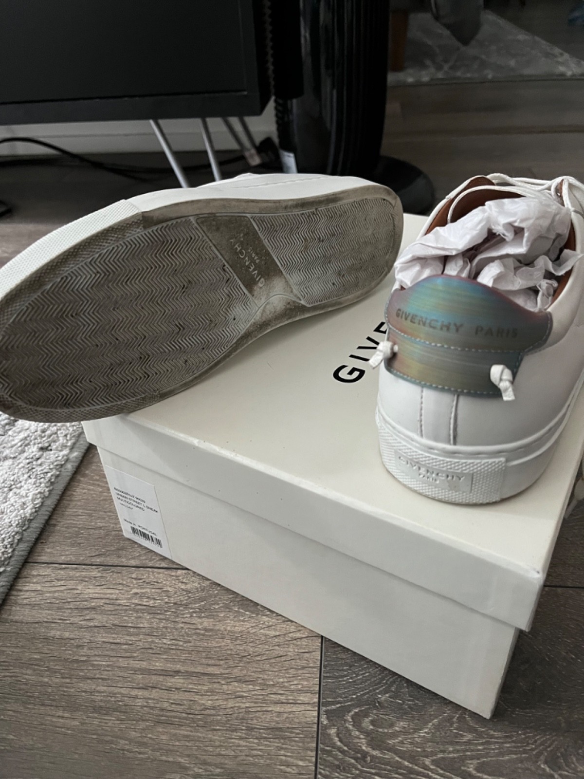 Givenchy urban street logo-print leather sneakers women - photo 4