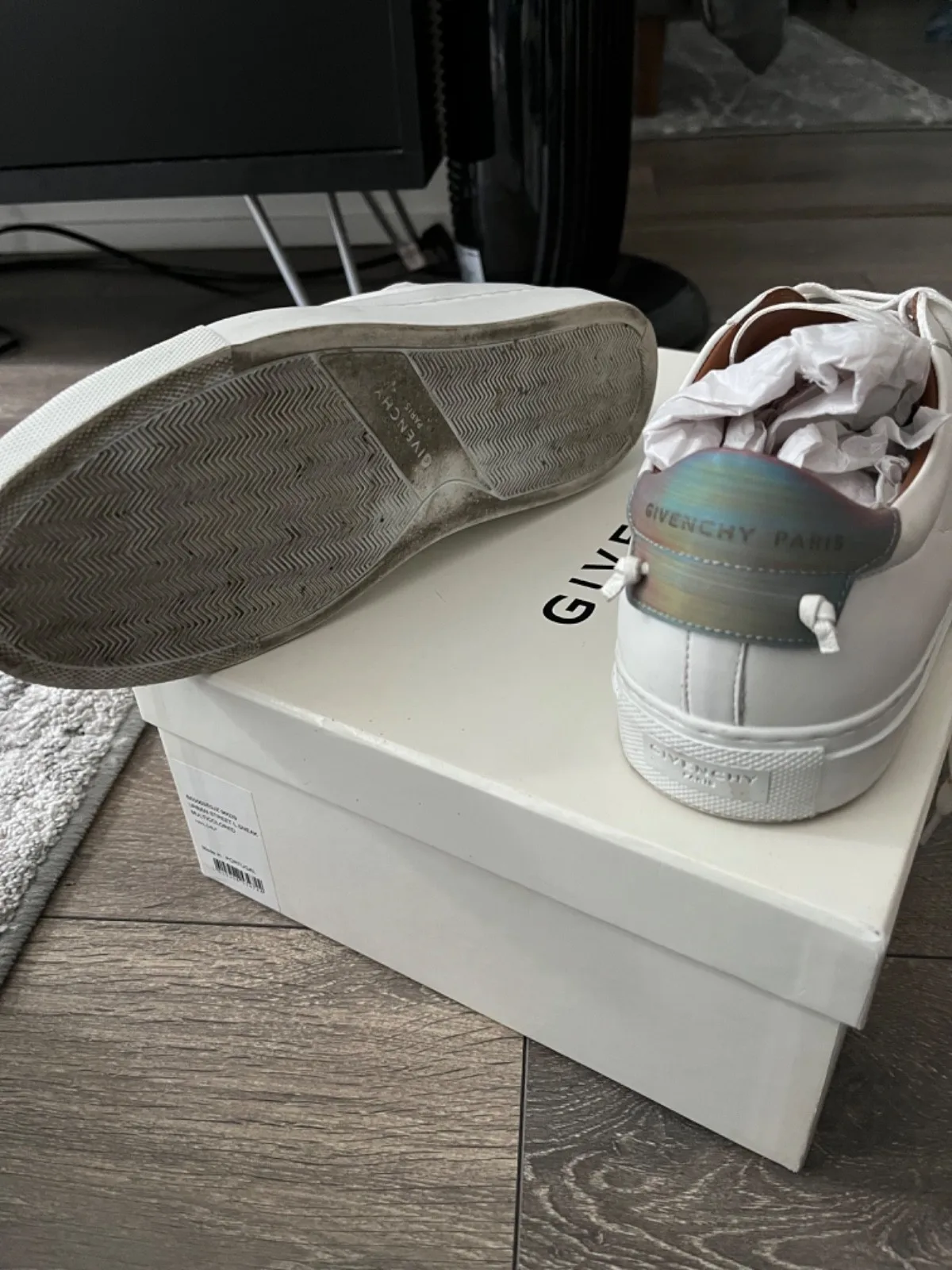 Givenchy urban street logo-print leather sneakers women - photo 4