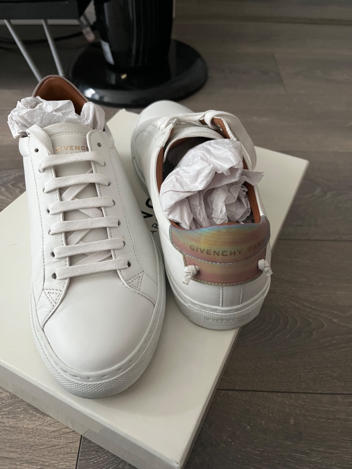 Givenchy urban street logo-print leather sneakers women - photo 5