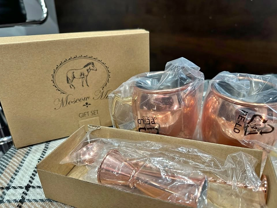 Moscow Mule Tea Cups Gift Set (Never Used; Brand New)