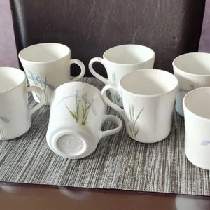CorningWare Iris Mugs 7 piece set