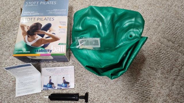 Stott Pilates Stability Ball in box with pump - photo 2