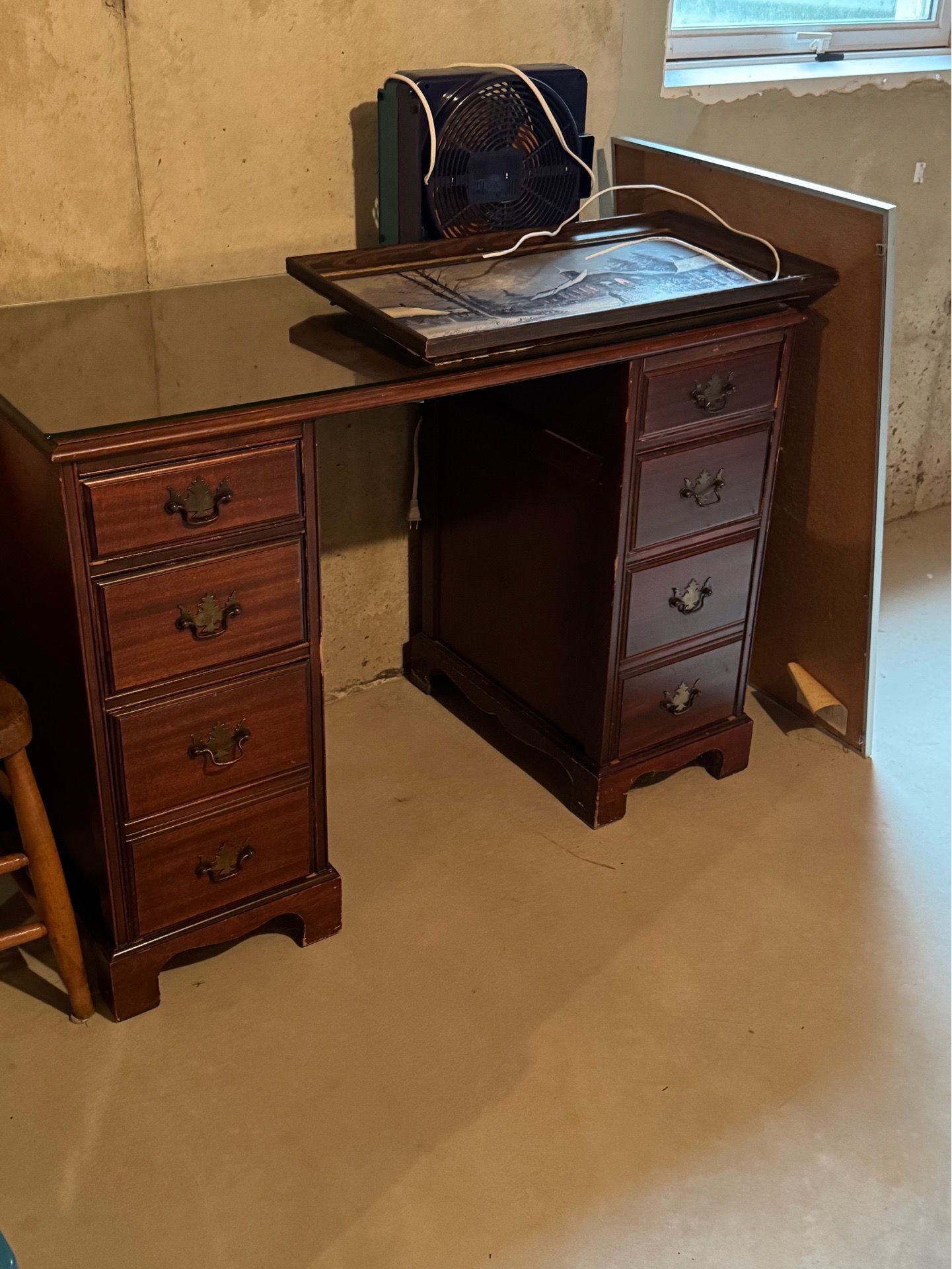 Small wooden desk