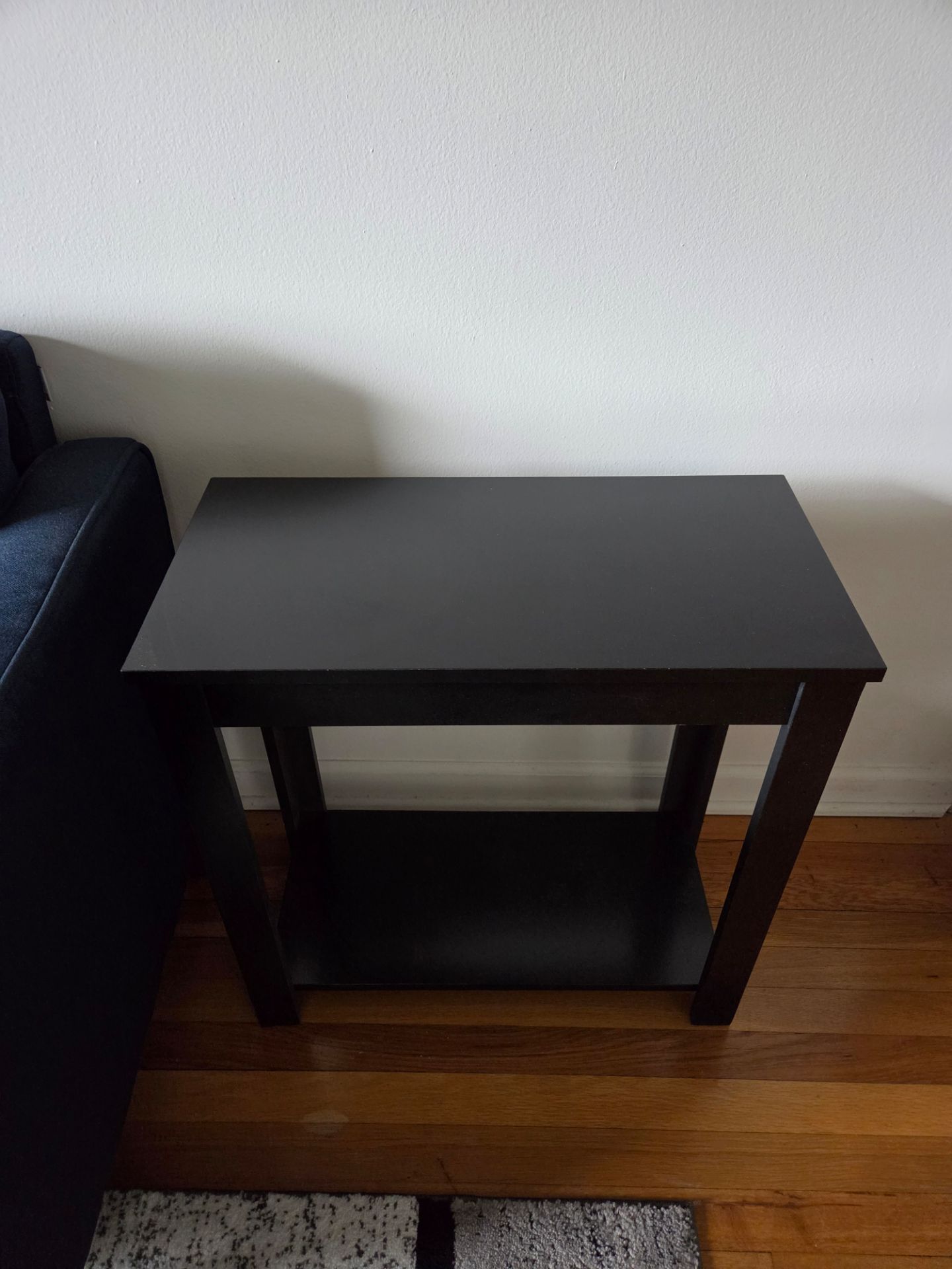 End Table Side Table Black Wood