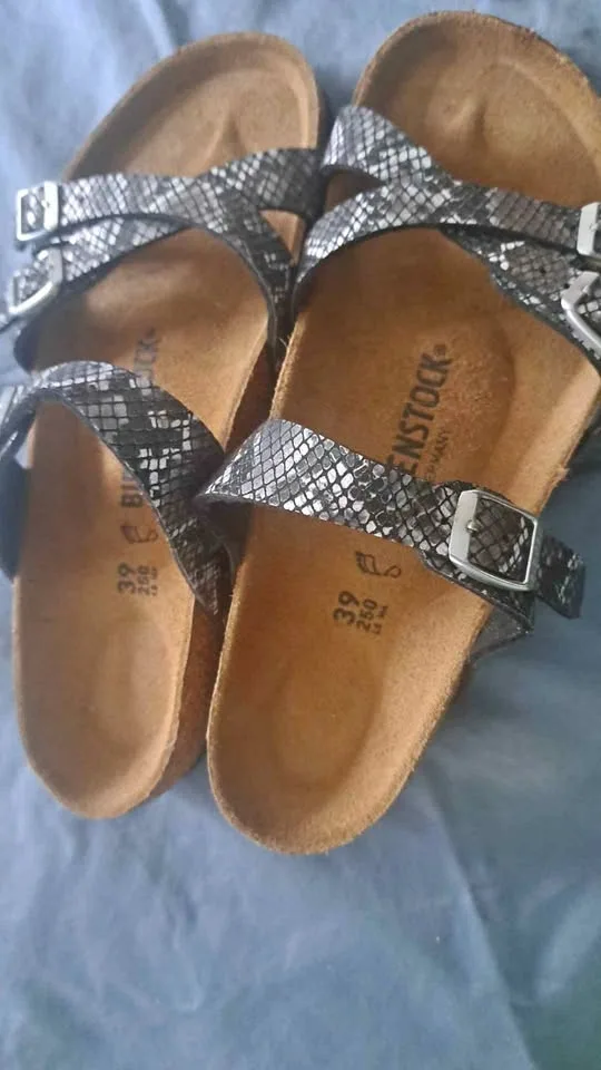 Birkenstock sandals with adjustable straps