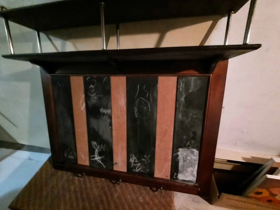 Bombay company Chalkboard/cork board with shelf - photo 2