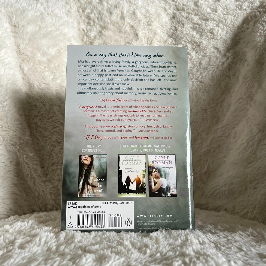 If I Stay - Book Series by Gayle Forman - photo 3