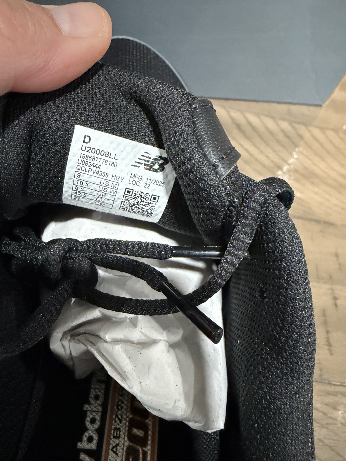 New Balance ABZORB 2000 Black/Gray Low Top Mesh Sneakers - photo 4