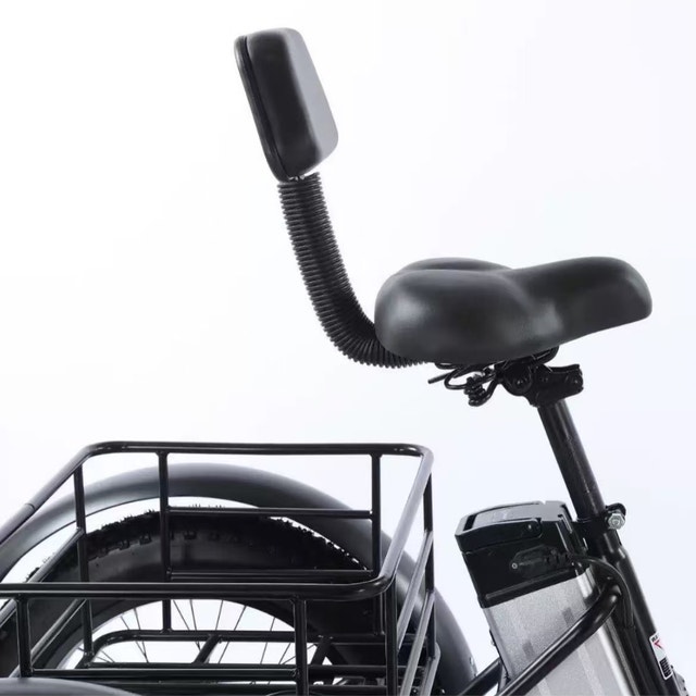 Brand new electric fat tire tricycle with basket - photo 5