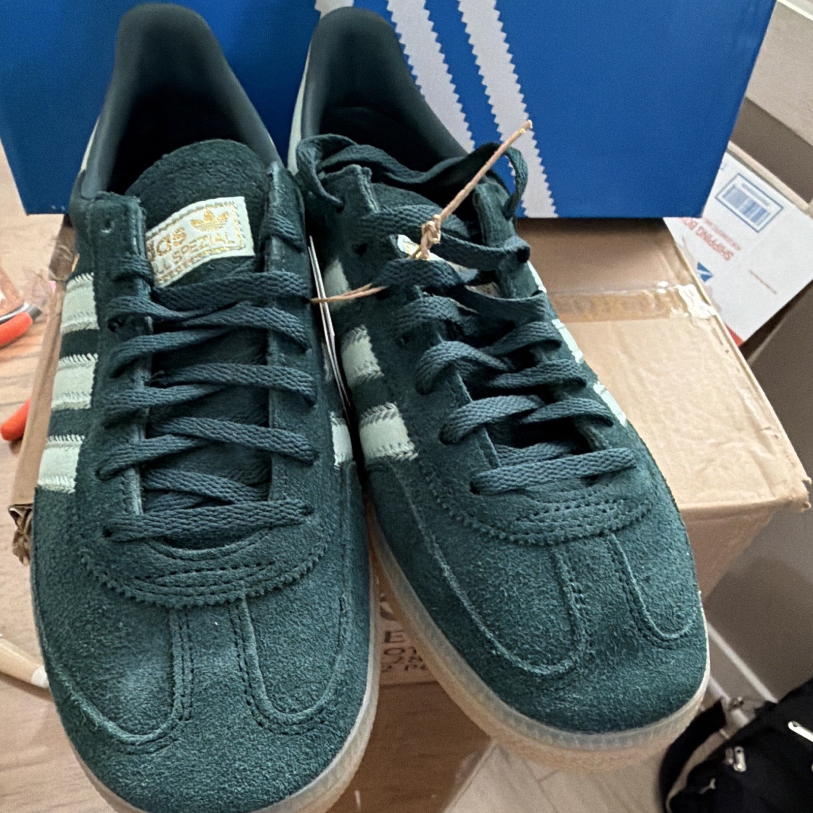 adidas Handball Spezial Aurora Ivy/Ash Green Suede
