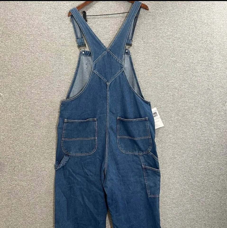 NWT HISEA Men’s Denim Carpenter Bib Overalls 38x32 - photo 3