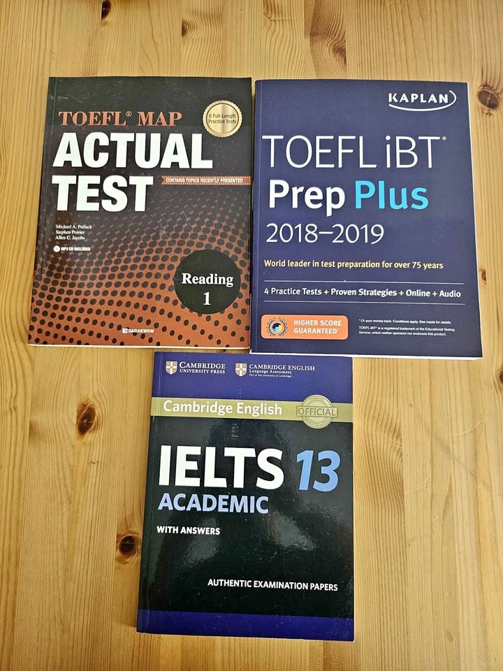 Ielts, toefl books all for $10