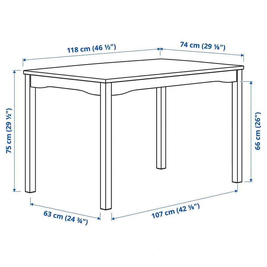 IKEA Dining Table and 4 Chairs - photo 3