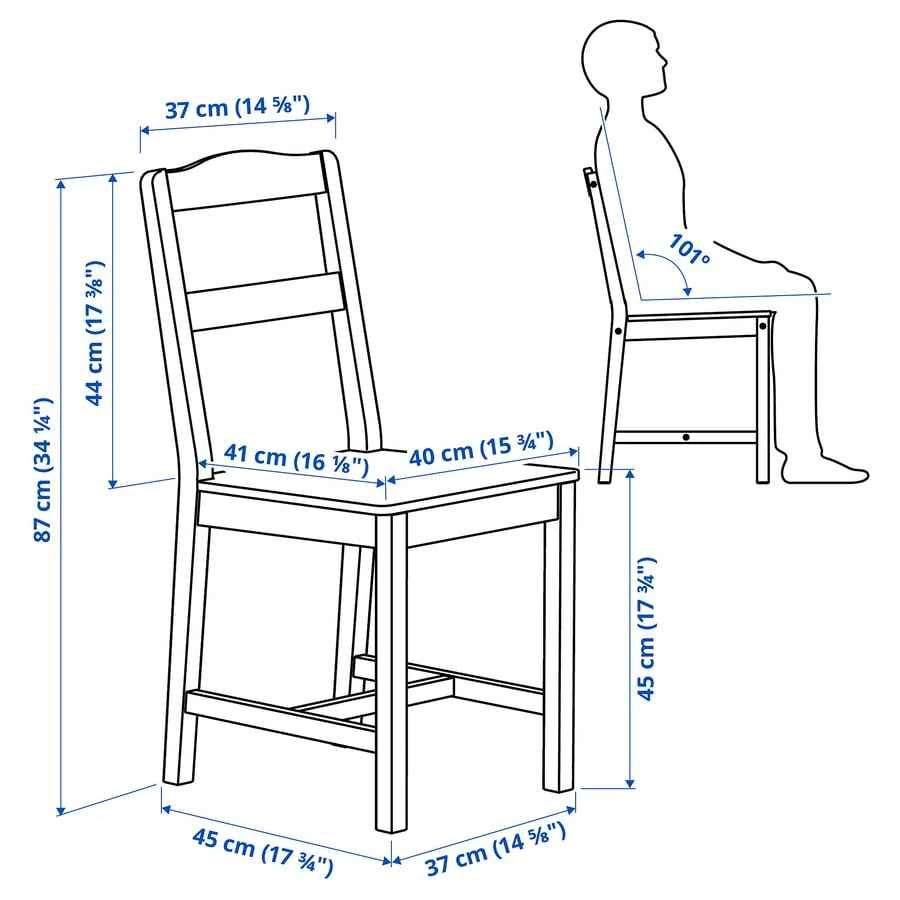 IKEA Dining Table and 4 Chairs - photo 4