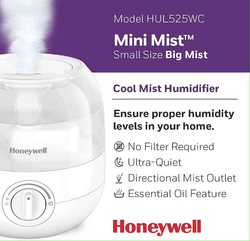 Honeywell Mini Cool Mist Humidifier - photo 3