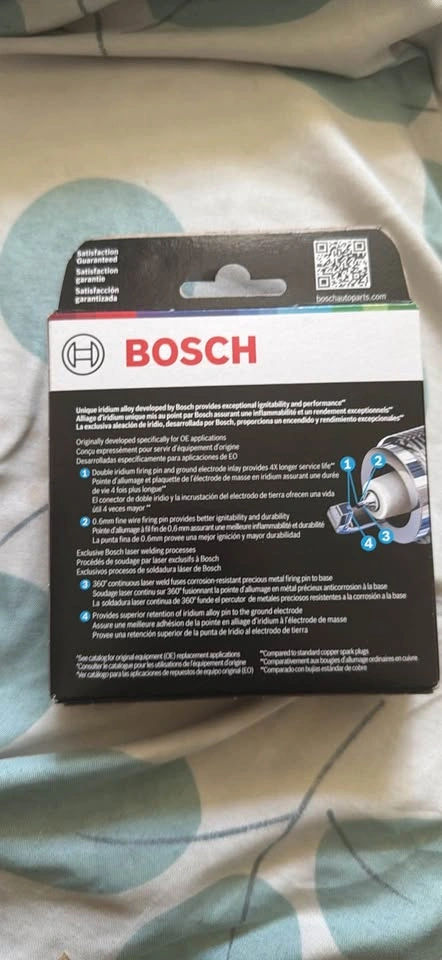 Bosch Double Iridium Spark Plugs 96321 YR7SII33X 4-pack - photo 2