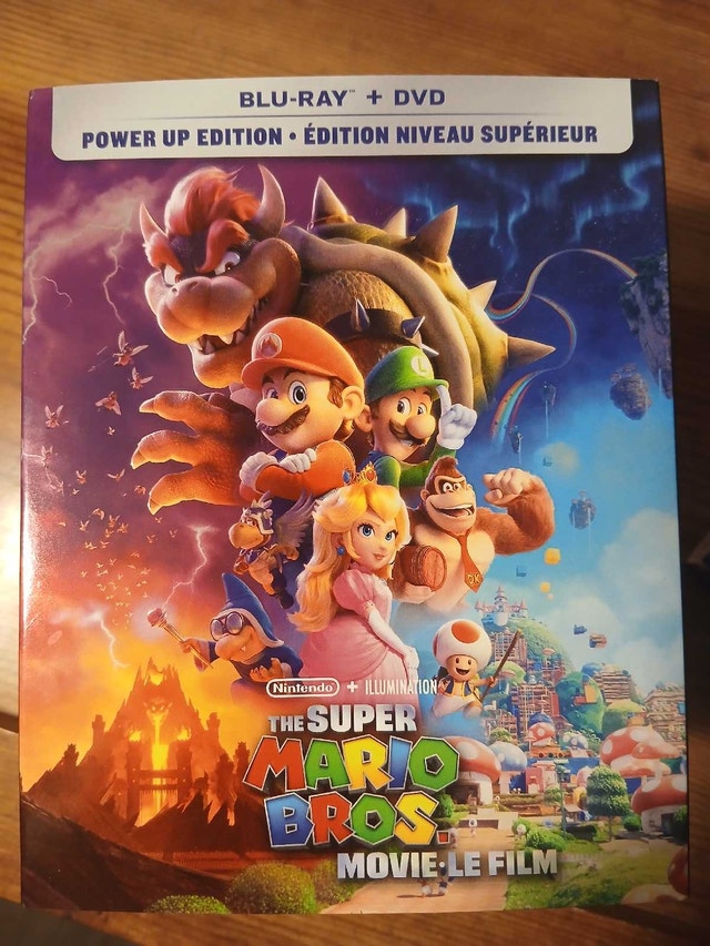 The Super Mario Bros Movie DVD Blu Ray