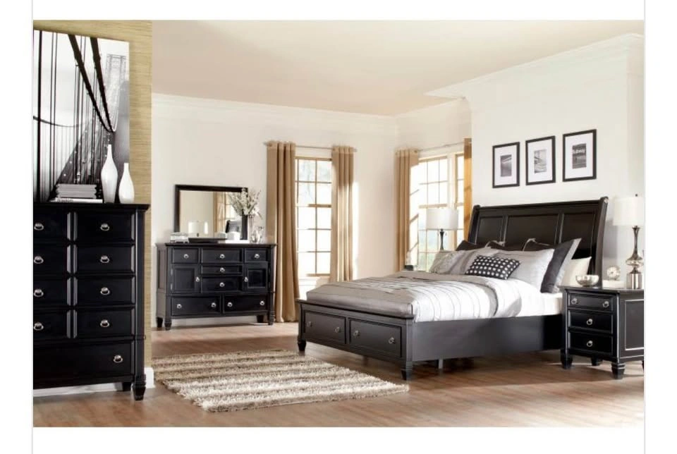 Ashley Furniture Queen Storage Sleigh Bed – Excellent Condition - photo 3