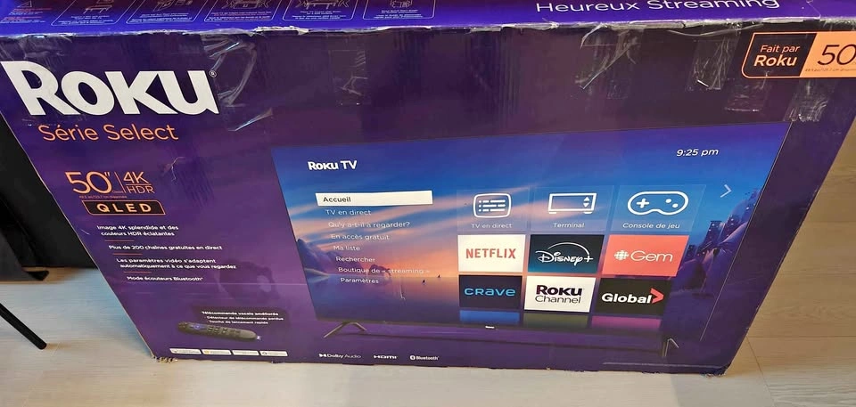 Roku 4K QLED TV (Read Description)