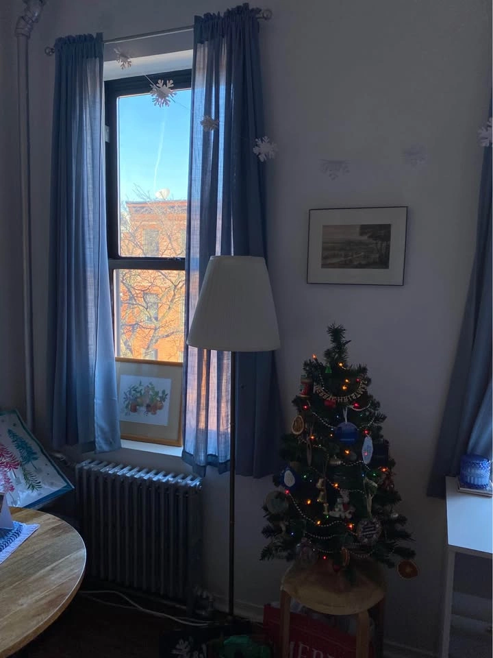 Blue Linen Curtains - photo 2