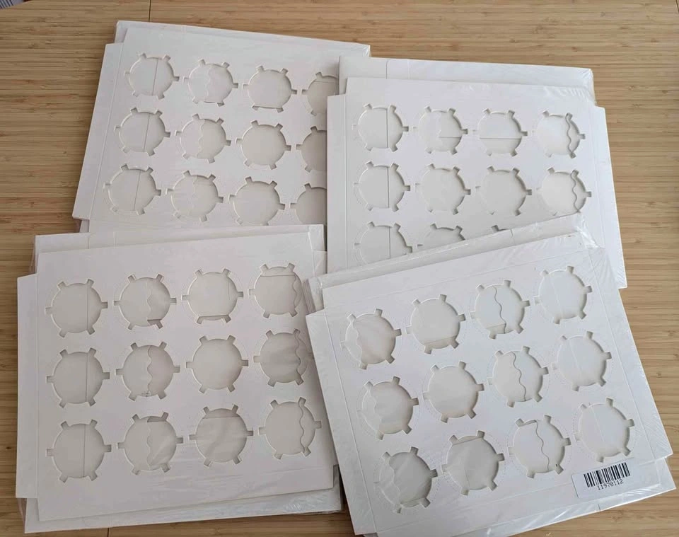 NEW Rarapop Cupcake Boxes – Lot of 4 Packs | Hold 12 | Window &