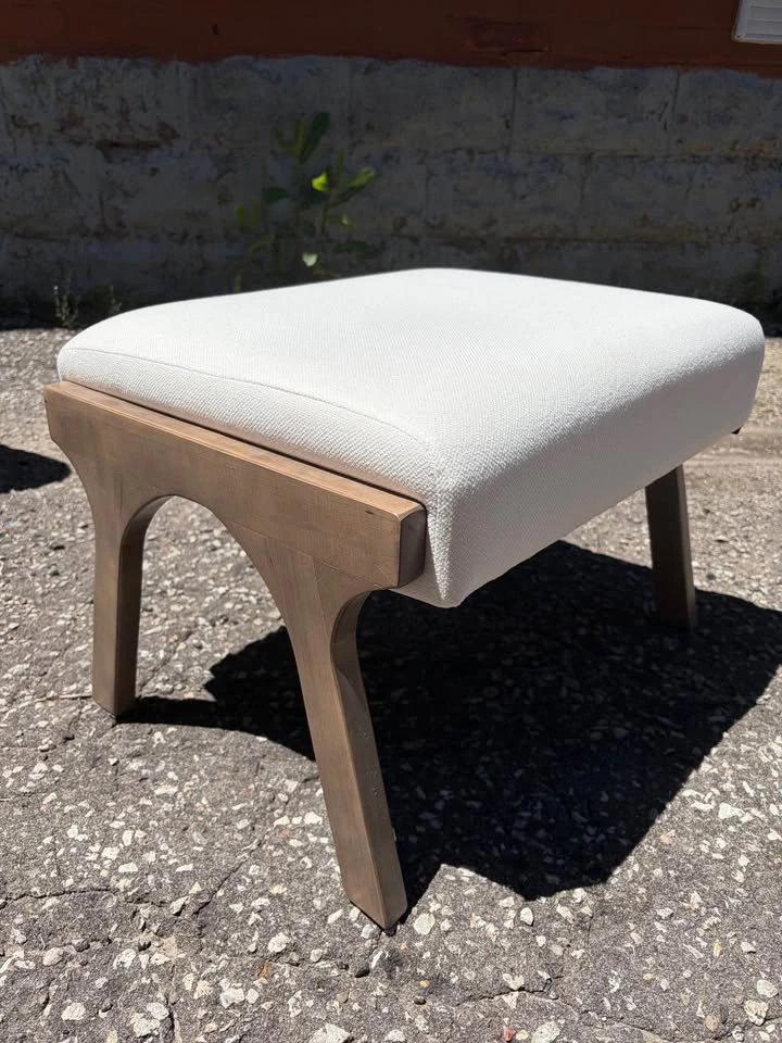 Mid-Century Modern Armchair and Ottoman Set - photo 3