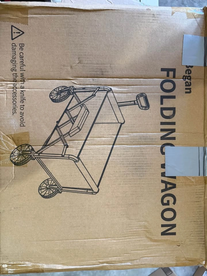 Brand New WiseBegan Collapsible Wagon / Utility Cart (Black) - photo 3