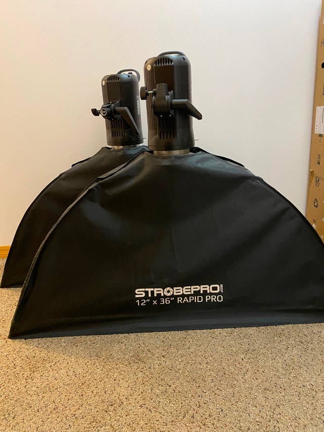 Strobepro photography studio lights and diffusers - photo 4