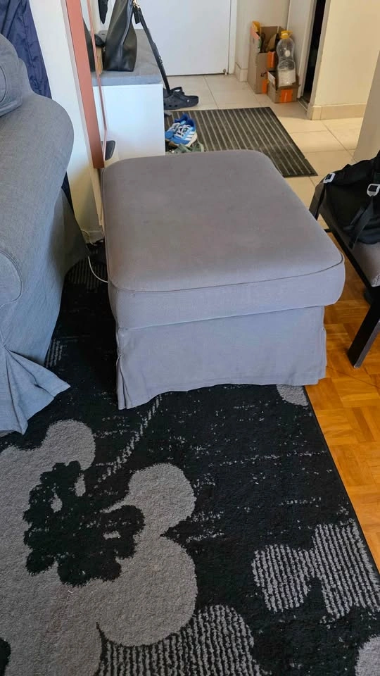 Sofa with footstool - photo 3
