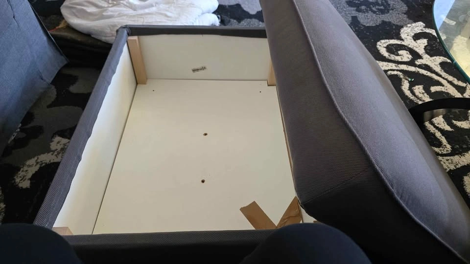 Sofa with footstool - photo 5