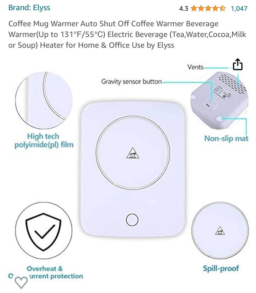 Elyss Coffee Mug Warmer - photo 3