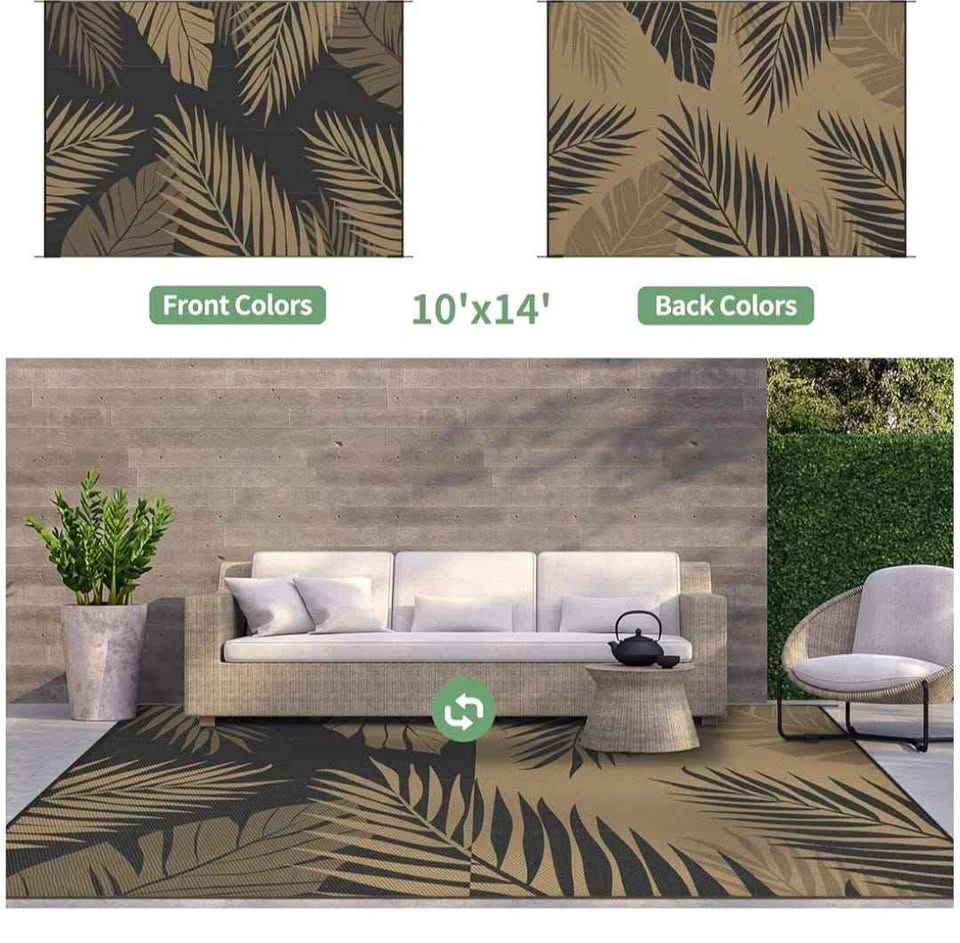 Brand new 10' x 14' Waterproof Outdoor Rug - photo 5