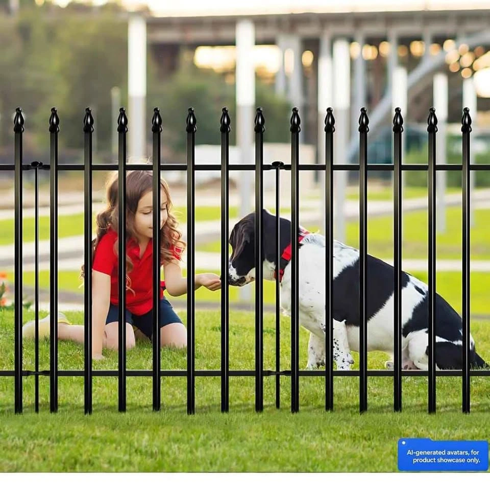 Brand New 5-Panel Metal Garden Fence (11.6ft Total, 36”H x 28”W) - photo 5