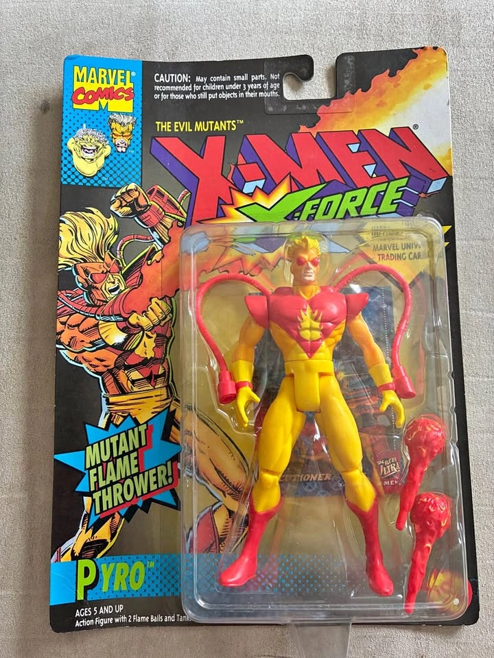 Vintage 1994 Toy Biz Marvel X-Men Pyro Action Figure